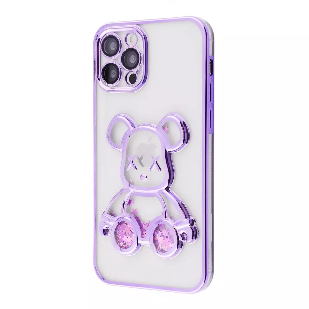 Чохол Shining Bear Case iPhone 13 Pro Max (темно-фіолетовий)