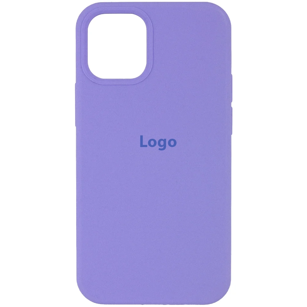 Чохол Silicone Case Full Protective (AA) iPhone 13 Pro Max (Бузковий/Dasheen)