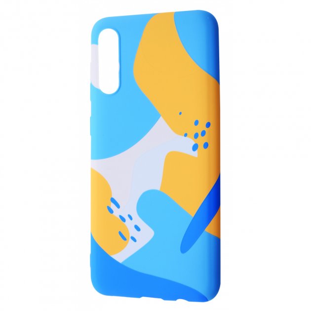 Чохол WAVE NEON X LUXO Minimalistic Case Samsung Galaxy A30s/A50 (A307F/A505F) (блакитний/жовтий)