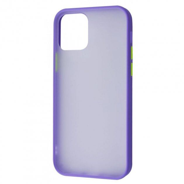 Чохол Shadow Matte Case (PC+TPU) for iPhone 12/12 Pro - Purple