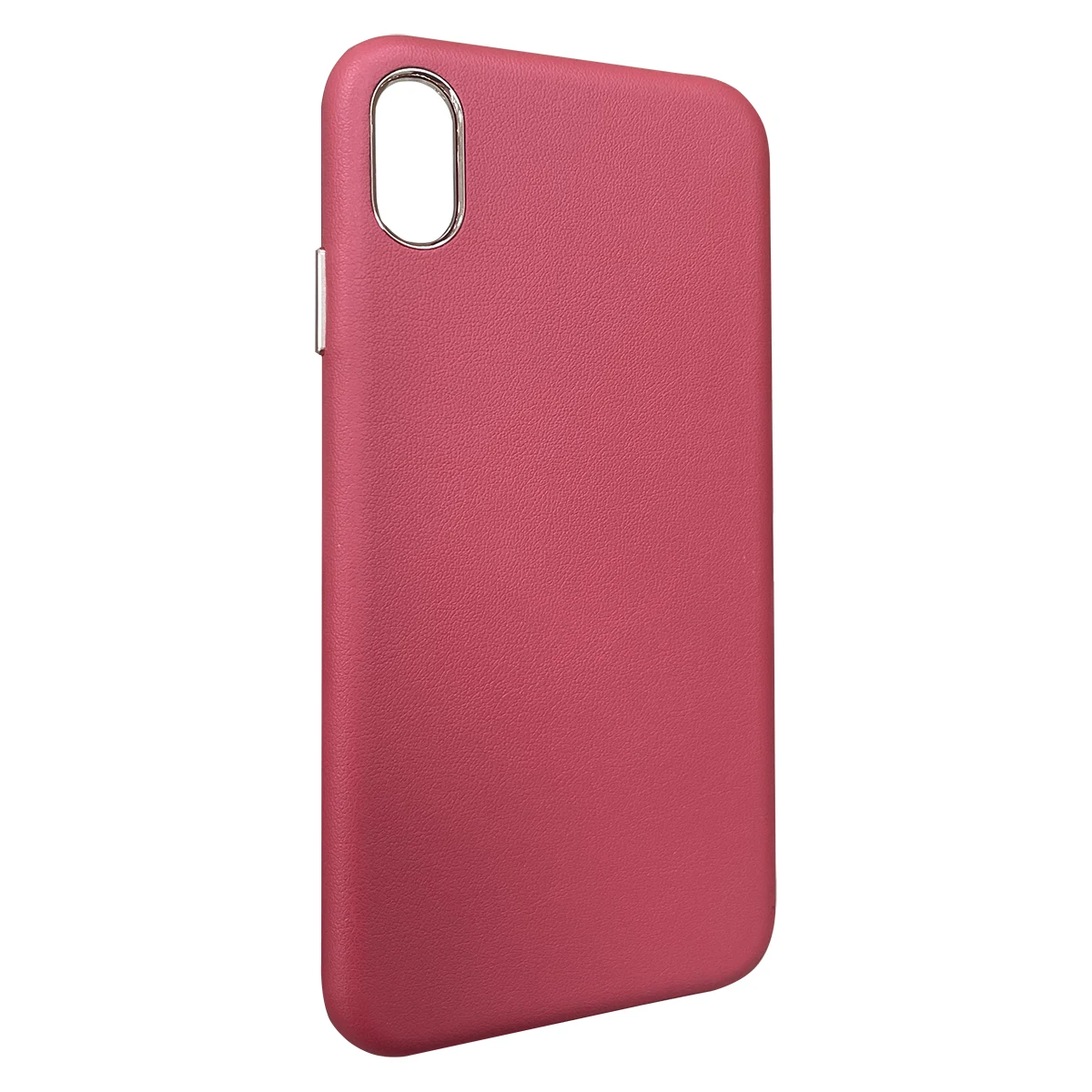 Чохол Soft Leather Case With Metal button for iPhone Xs Max Red