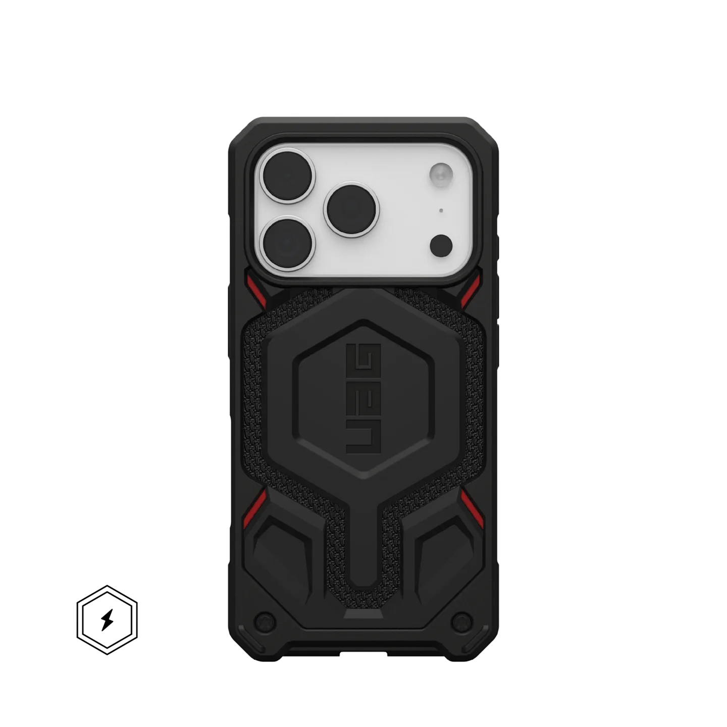 Чохол UAG для iPhone 17 Pro Max, Monarch Pro MagSafe, Kevlar Black