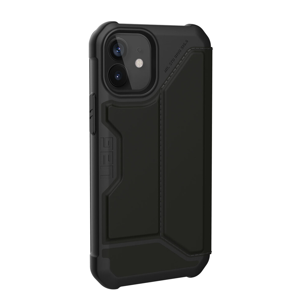 Чохол UAG для Apple iPhone 12 Mini Metropolis (PU), SATN Black