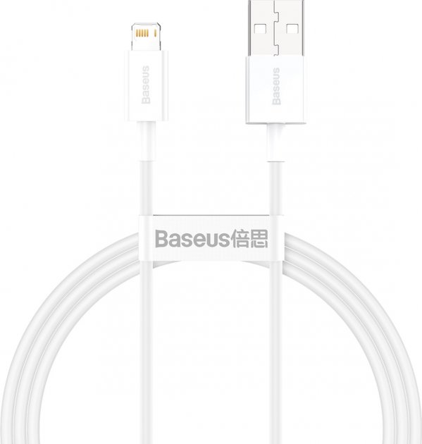 Кабель Baseus Superior Series Fast Charging Lightning 2.4A (1m) (білий)