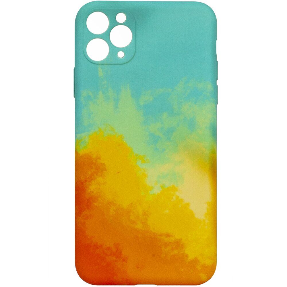 Чохол MiaMi Color for iPhone 11 - Orange - Blue