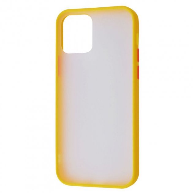 Чохол Shadow Matte Case (PC+TPU) for iPhone 12/12 Pro - Yellow