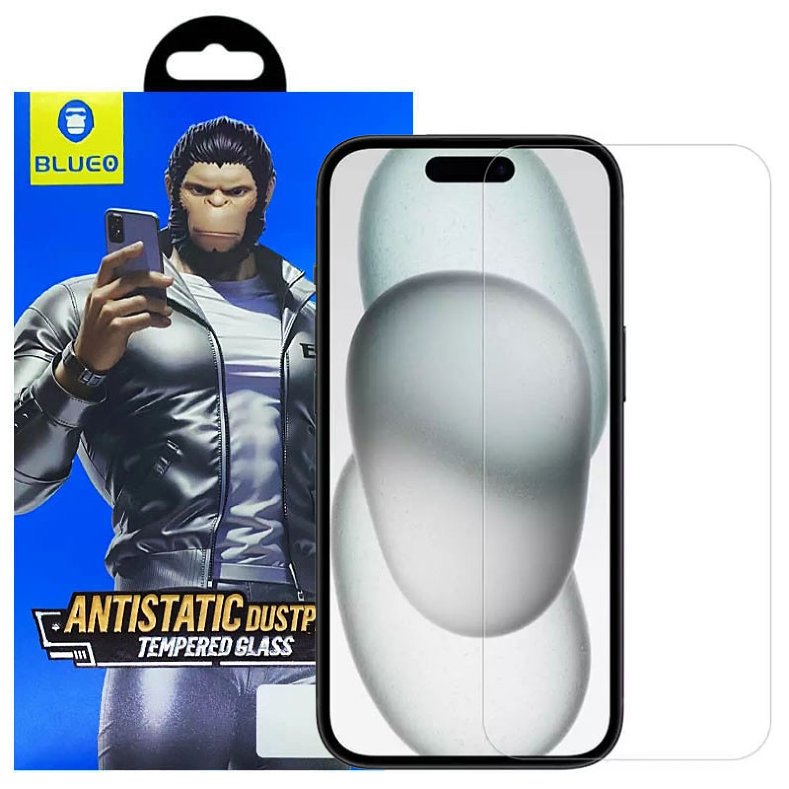 Захисне скло Blueo 2.5D Silk Full Cover HD Glass for iPhone 16 Pro/17/17 Pro