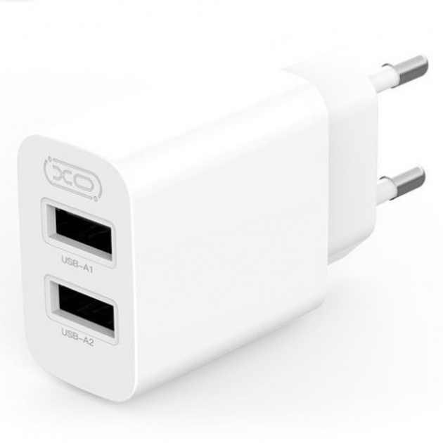 МЗП XO L109 2.4A/2USB + Type-C White