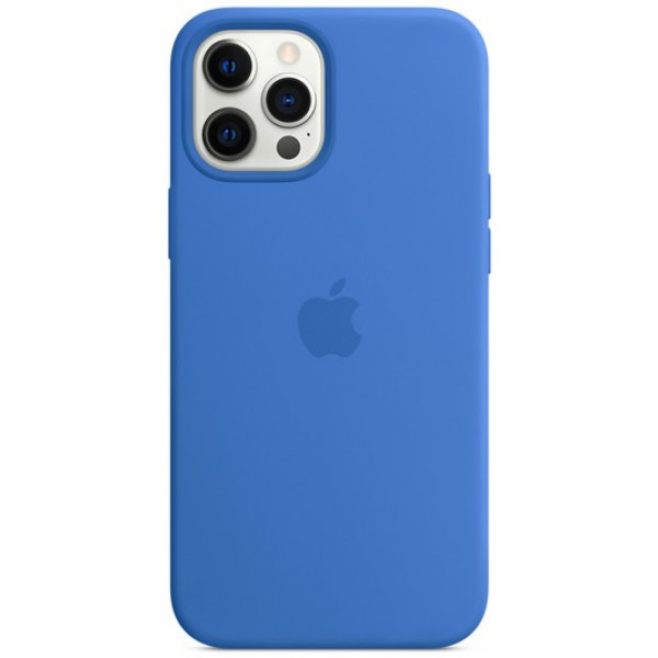 Чохол MaiKai Silicone для iPhone 12 Pro Max - Carpi Blue