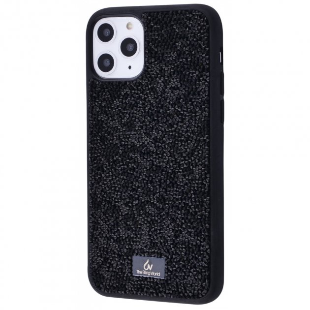 Чохол Bling World Grainy Diamonds (TPU) iPhone 12 Pro Max (чорний)