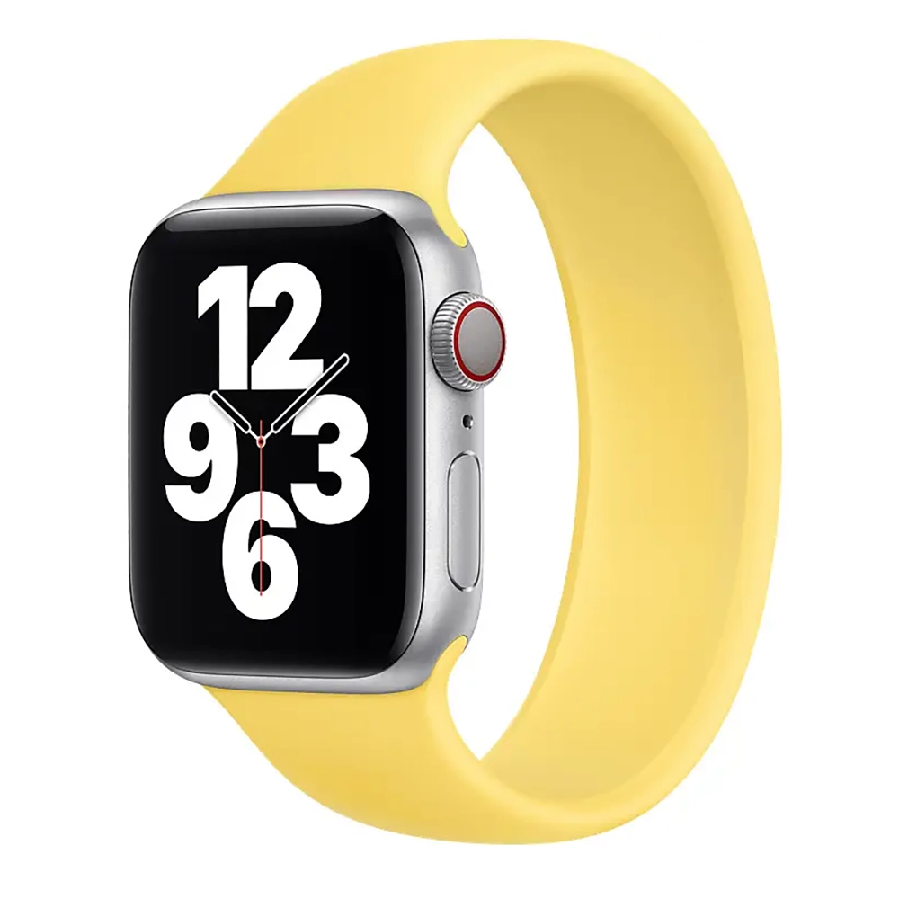 Ремінець Silicone Solo Loop для Apple Watch 42/44mm (S) - Ginger (Yellow)