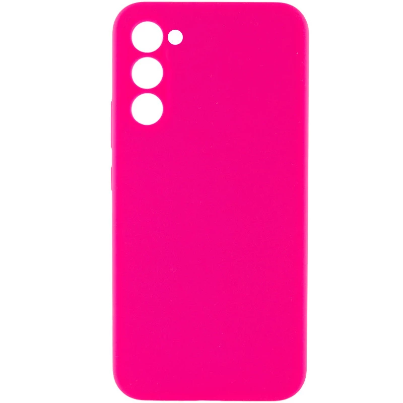 Чохол Silicone Cover Lakshmi Full Camera (AAA) для Samsung Galaxy S24 (Рожевий / Barbie Pink)