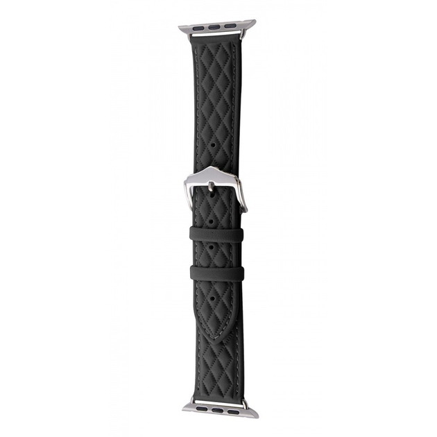 Ремінець Apple Watch Soft Leather 38/40/41/42 mm 10 series (Black)