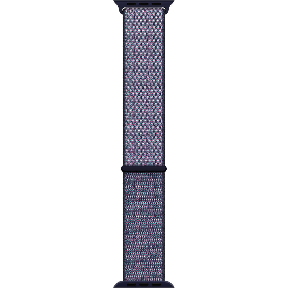 Ремінець Nylon для Apple Watch 38mm/40mm (Синій/Midnight Blue)