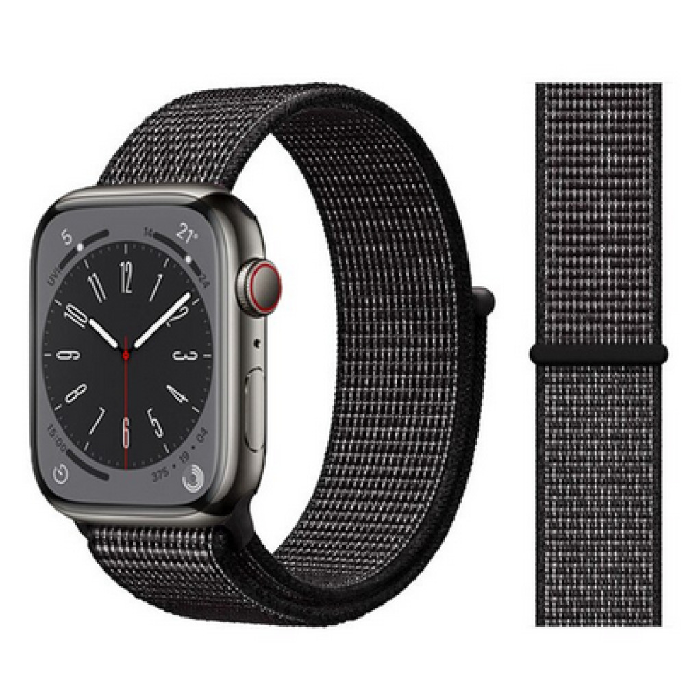 Ремінець Nylon для Apple Watch 38/40/41mm - Summit Black