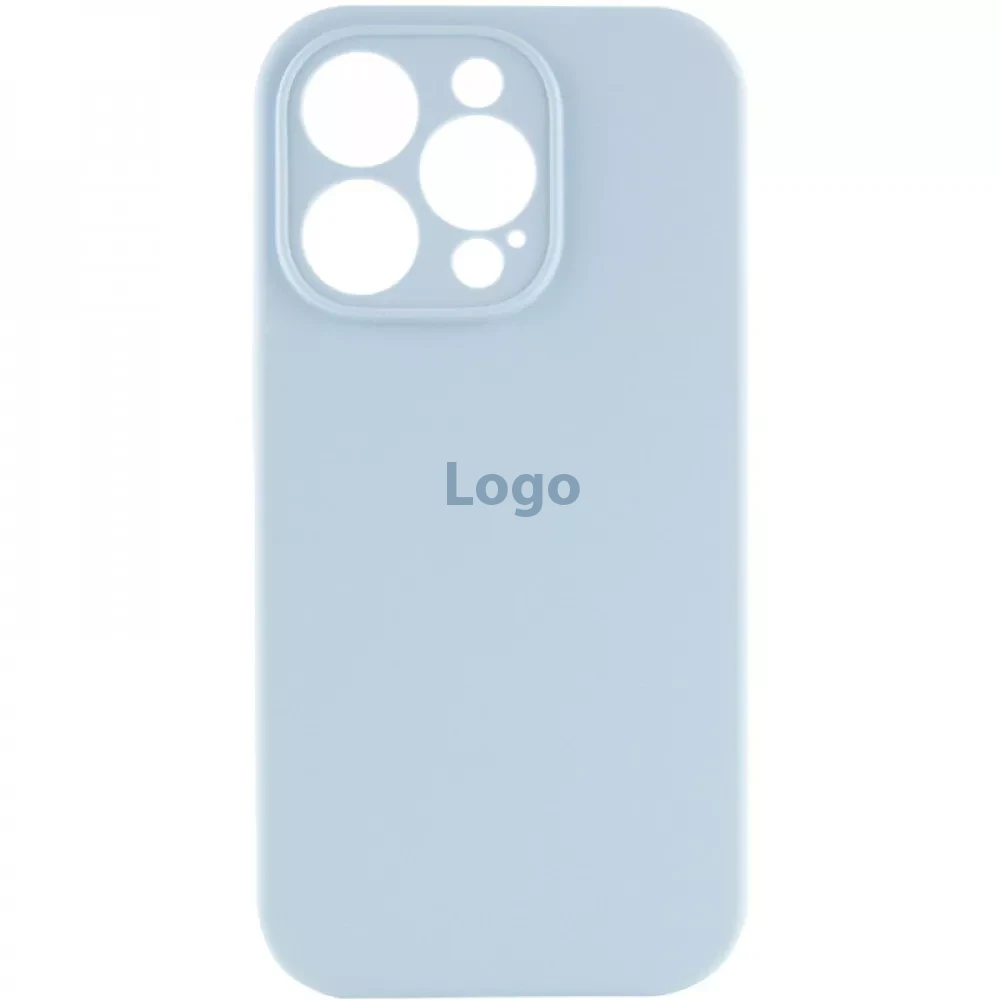 Чохол Silicone Case Full Camera Protective (AA) iPhone 14 Pro (Sky Blue)