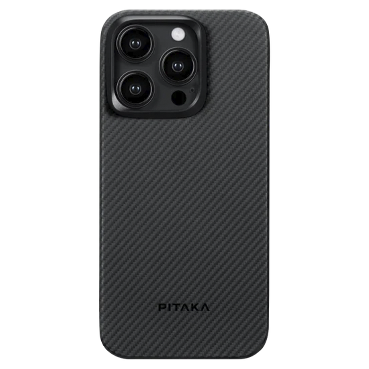 Чохол Pitaka MagEZ Case 4 Twill 600D Black/Grey for iPhone 15 Pro (KI1501PA)