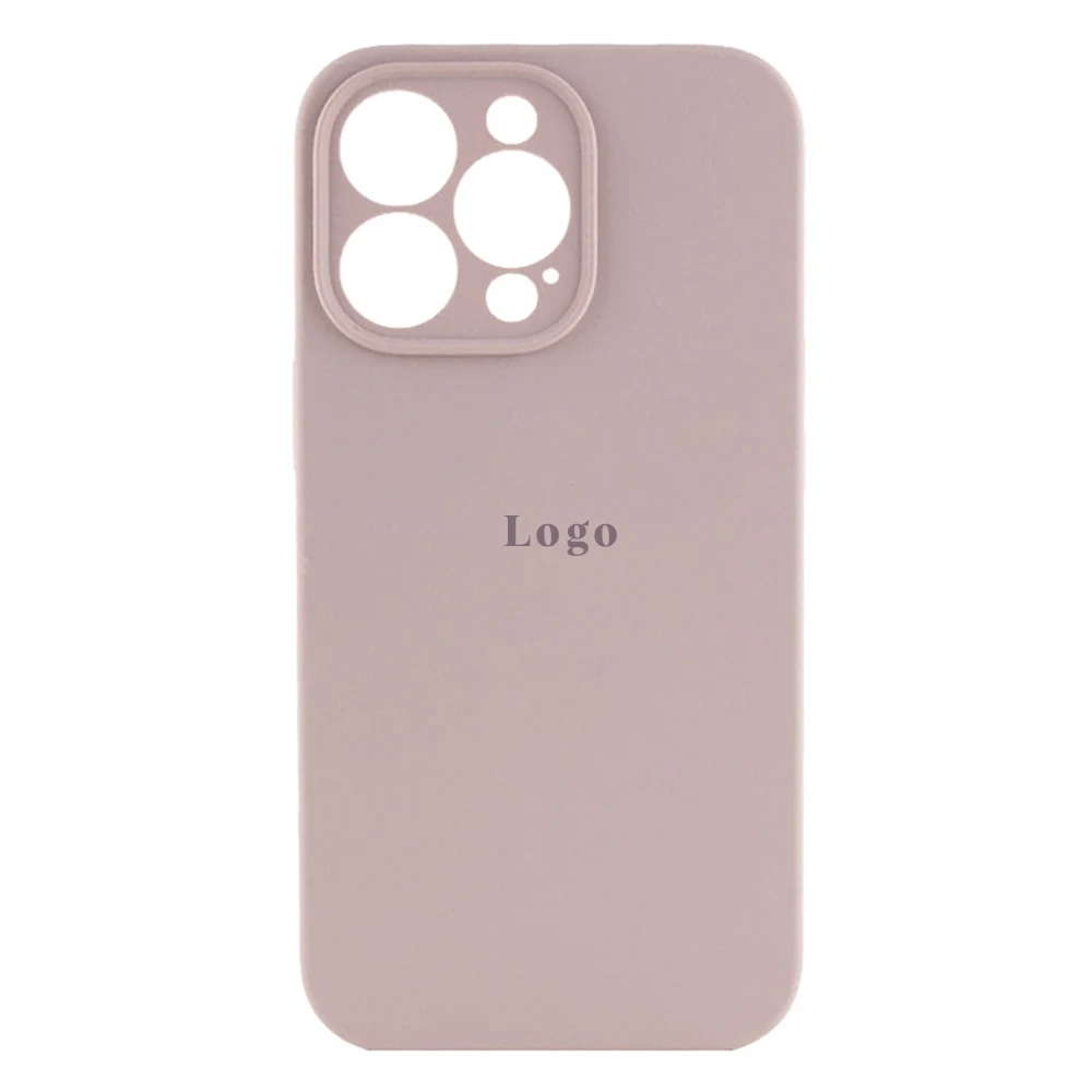 Чохол Silicone Case Full Camera Protective (AA) iPhone 13 Pro Max (Сірий/Lavender)