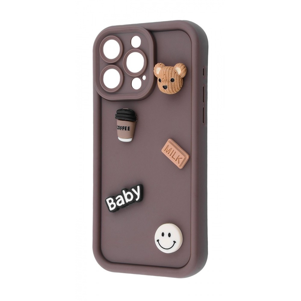 Чохол Pretty Things Case iPhone 15 Pro Max (brown/bear)