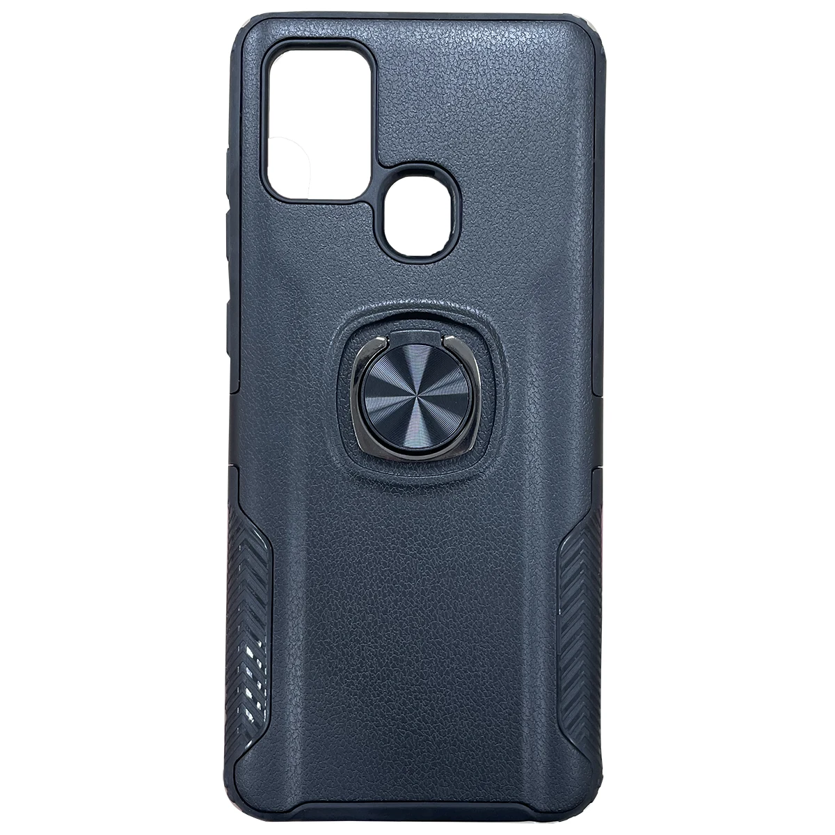 Чохол Leather Desing Case With Ring (PC+TPU) Samsung Galaxy A21s Black