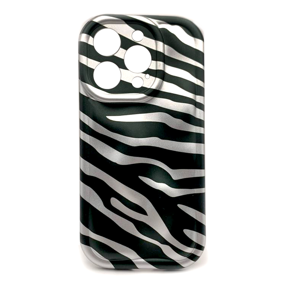 Чохол MaiKai 3D Wave Case iPhone 15 Pro Max (Zebra)