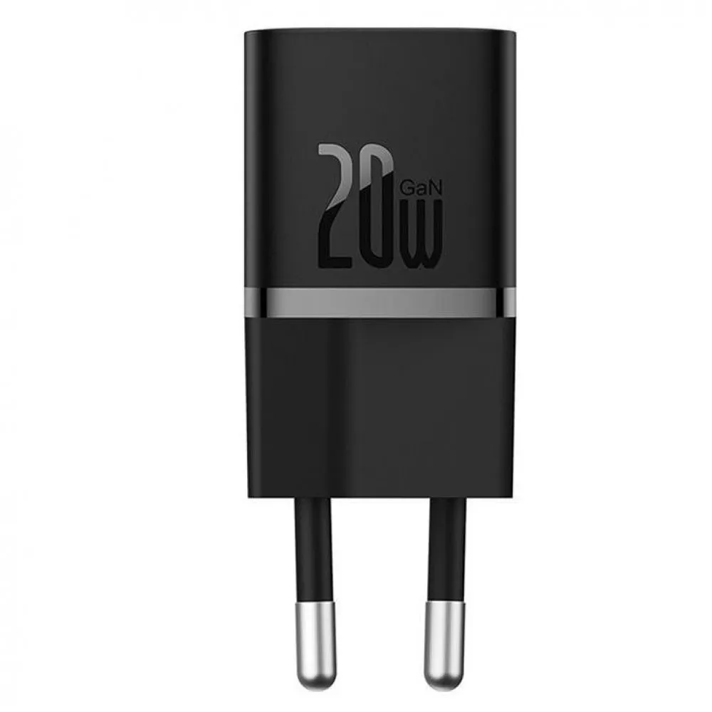 МЗП Baseus GaN5 Mini Fast Charger 20W (Type-C) (чорний)