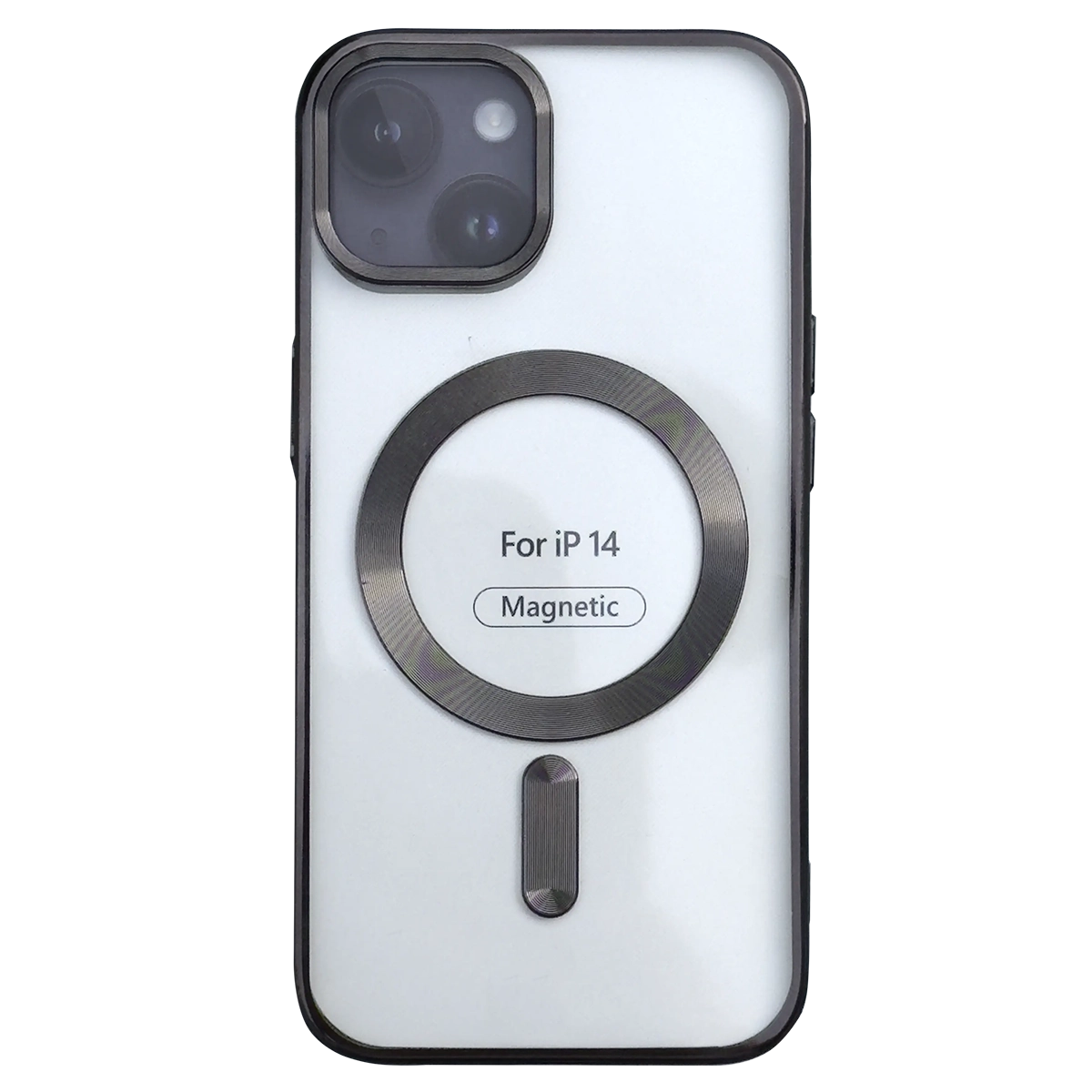 Чохол Metal Spraying Magnetic Case iPhone 14 (Black)