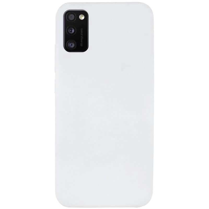 Чохол Full Silicon Cover without logo для Samsung Galaxy A41 - White