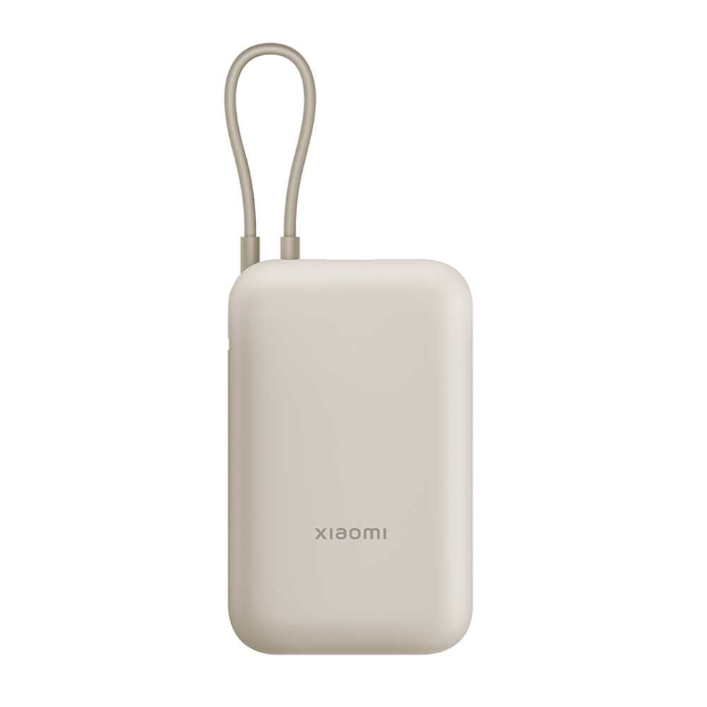 Зовнішній АКБ Xiaomi 10000mAh (Integrated Cable) (BHR9072GL) Tan