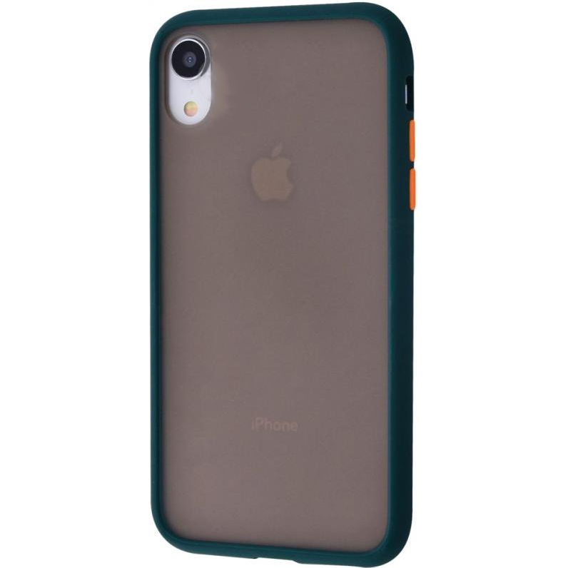 Чохол Shadow Matte Case (PC+TPU) for iPhone Xr - Forest Green