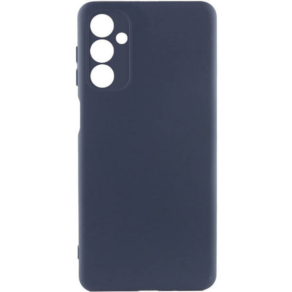 Чохол Silicone Cover Lakshmi Full Camera (A) для Samsung Galaxy M34 5G (Синій/Midnight Blue)