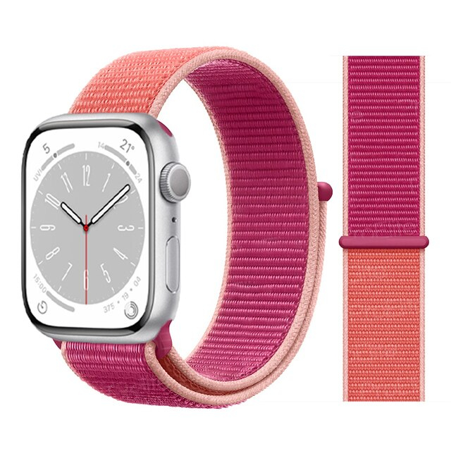 Ремінець Nylon для Apple Watch 42/44/45/49mm - Pomegranate