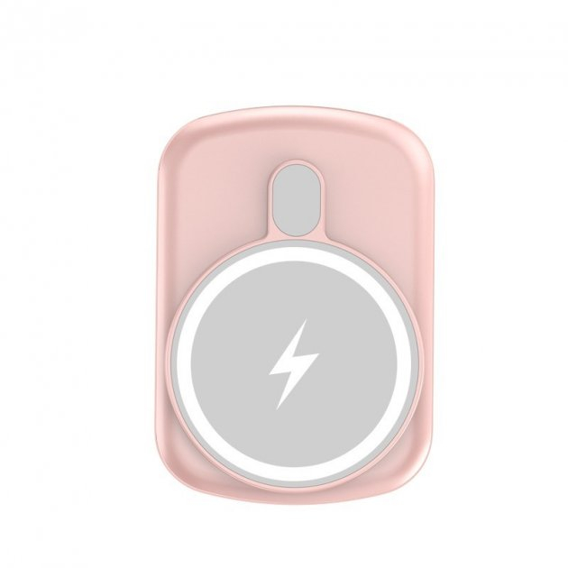 ПБ MagSafe JYD-PB16 10000mAh Type-c, Qi, 15/20W, PD/QC (pink)