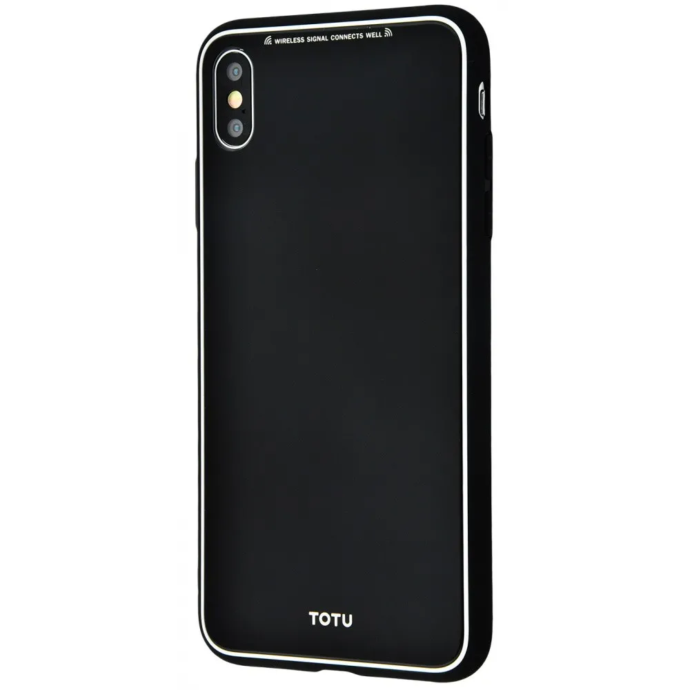 Чохол TOTU Style Series Case (Glass+TPU) iPhone Xs Max Black