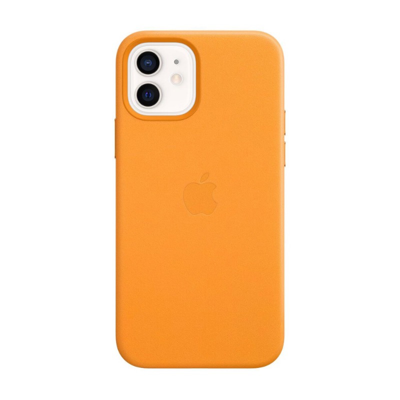 Чохол Leather Case with MagSafe для iPhone 12/12 Pro (California Poppy)