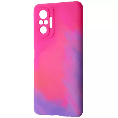 Чохол WAVE Watercolor Case (TPU) Xiaomi Redmi Note 10 Pro (рожевий/фіолетовий)