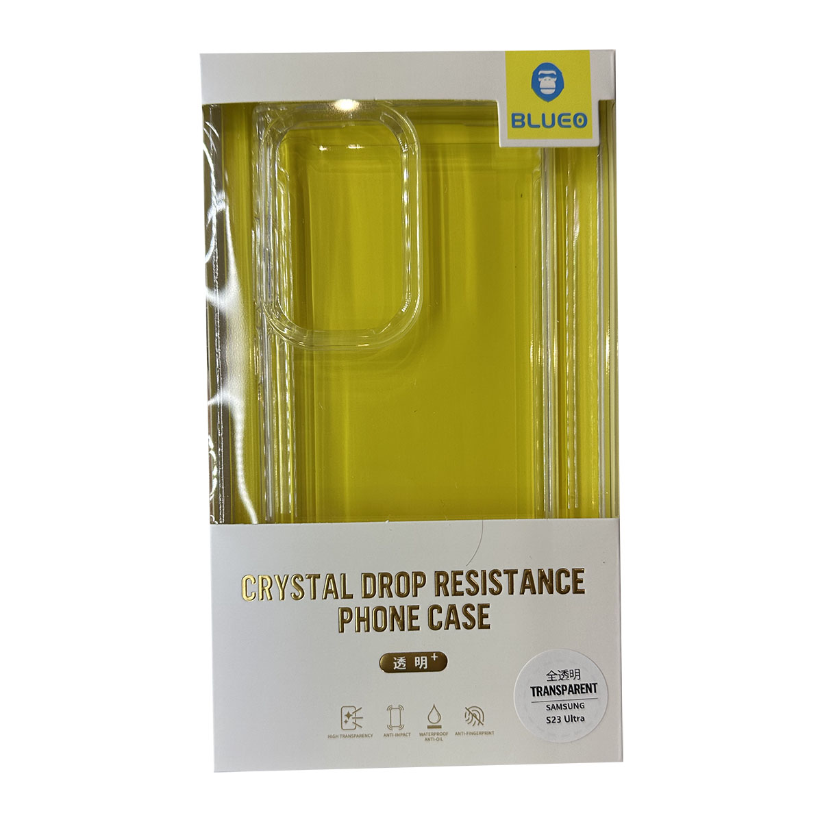 Чохол Type Gorilla Crystal+ Drop Resistance Case для Samsung S23 Ultra (прозорий)