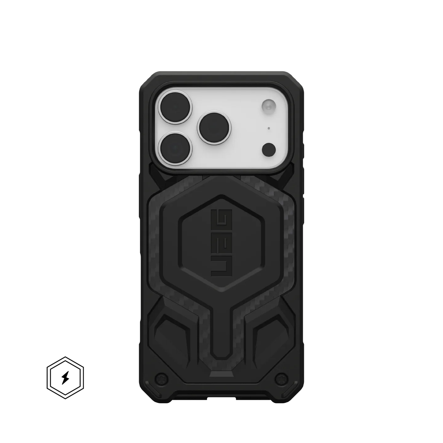 Чохол UAG для iPhone 17 Pro Max, Monarch Pro MagSafe, Carbon Fiber