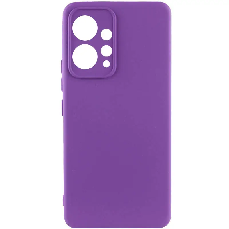 Чохол Silicone Cover Lakshmi Full Camera (A) для Xiaomi Redmi Note 12 4G (Фіолетовий/Amethyst)