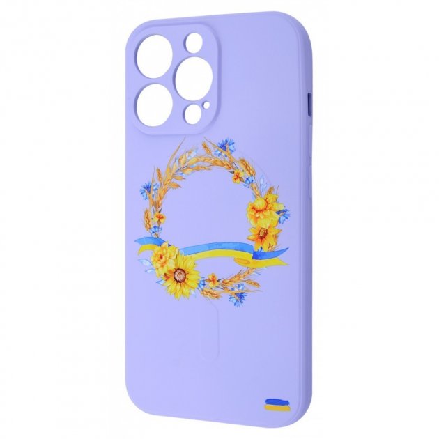 Чохол WAVE Ukraine Edition Case with MagSafe iPhone 12 Pro (вінок україна)