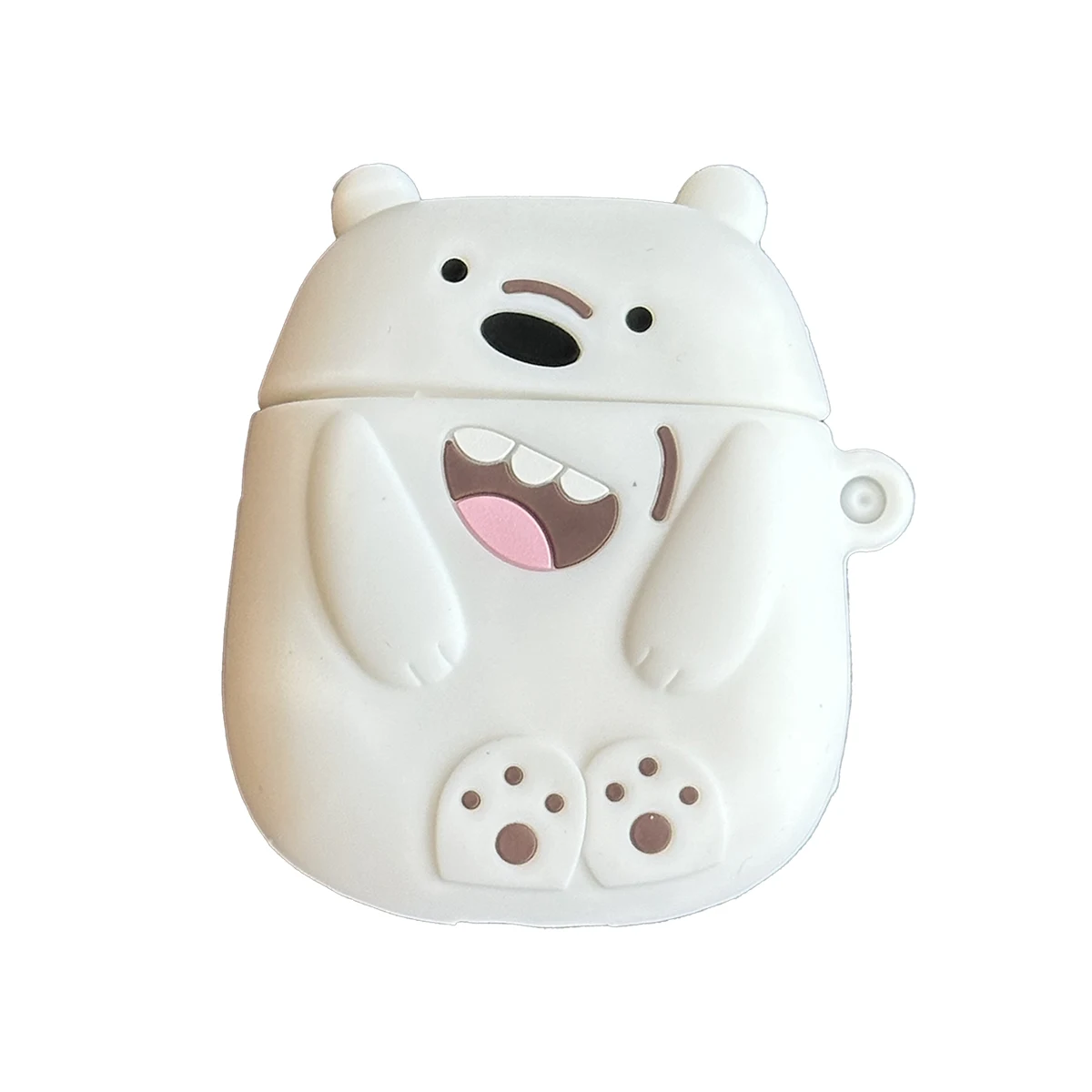 Чохол MaiKai 3D Toys для AirPods (Bear White)