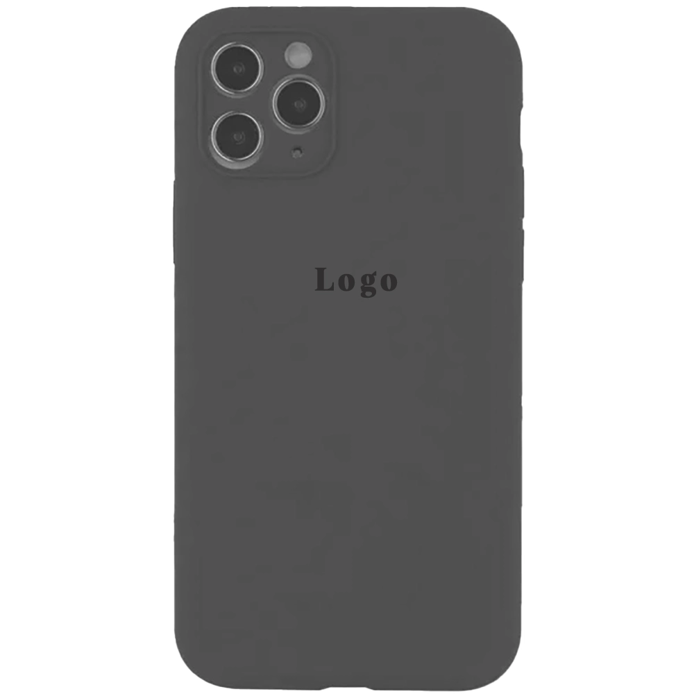 Чохол Silicone Case for iPhone 11 Pro Max (With Camera Lens Protection) - Grey