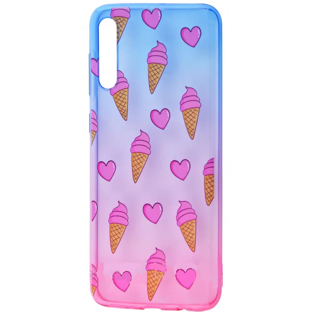 Чохол WAVE Sweet & Acid Case (TPU) Samsung Galaxy A30s/A50(A307/A505)(блакитний/фіолетовий/коктейлі)