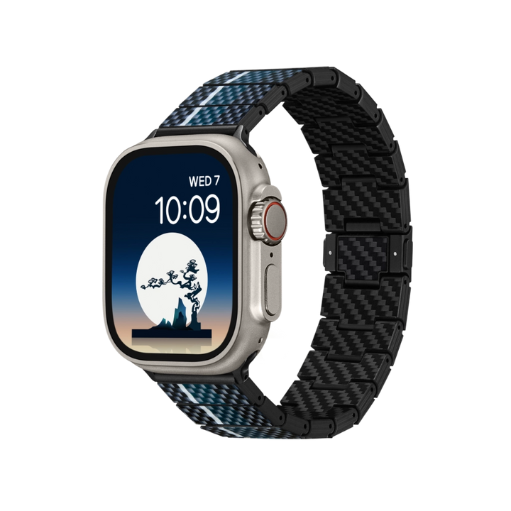 Ремешок Pitaka Poetry of Things Moon Chroma Carbon Band для Apple Watch 49/45/44mm
