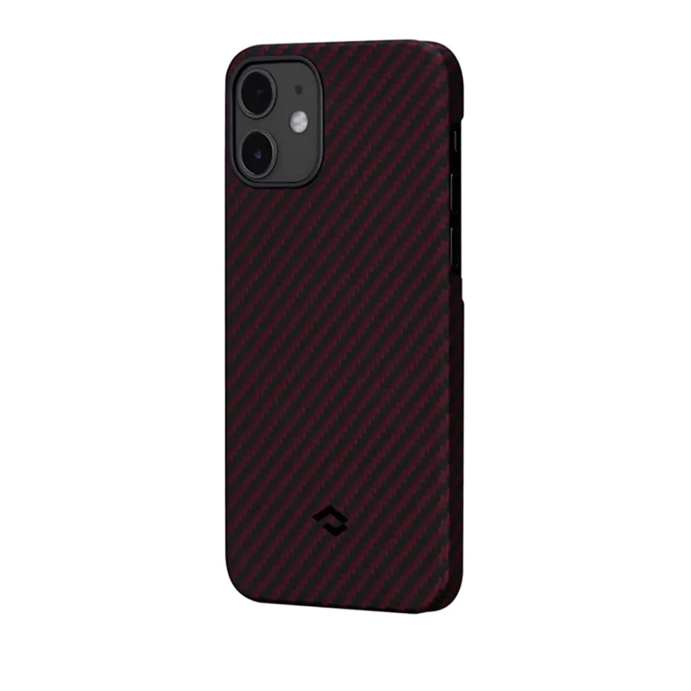 Чохол Pitaka MagEZ Case Twill Black/Red for iPhone 12 (KI1203M)