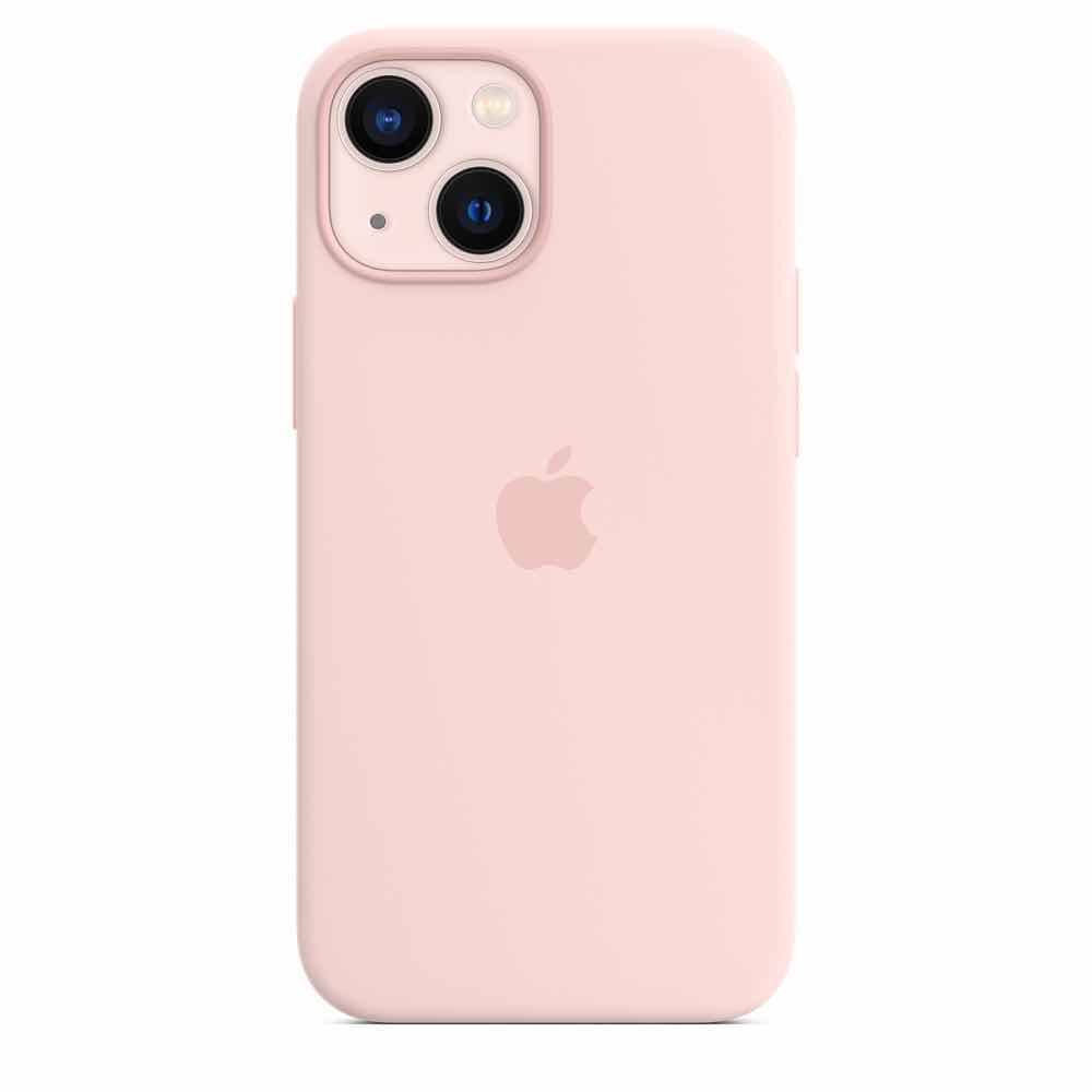 Чохол Silicone Case 1:1 for iPhone 13 Mini with MagSafe Chalk Pink