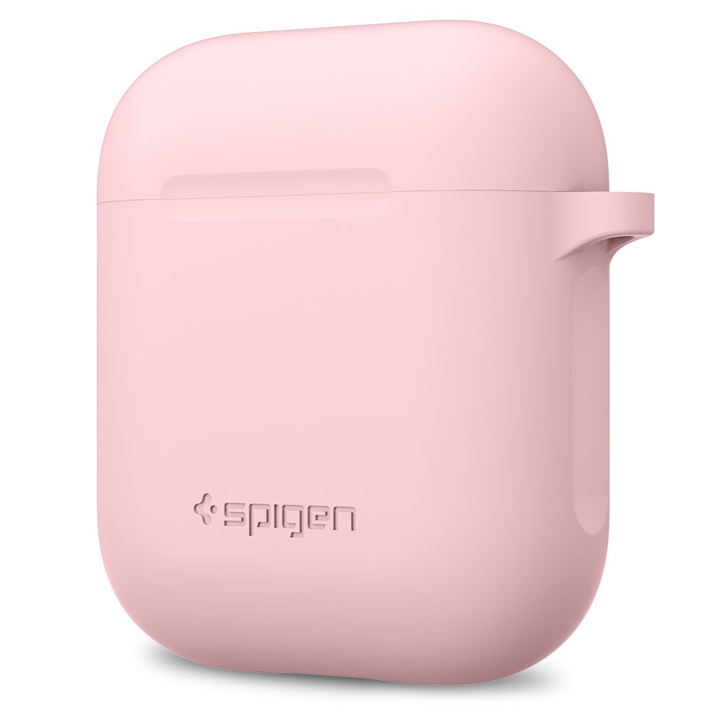 Чохол Spigen Apple AirPods Silicone Case для наушников Apple AirPods - Pink