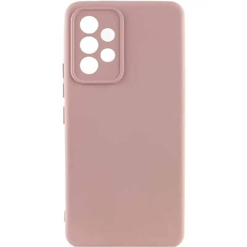 Чохол Silicone Cover Lakshmi Full Camera (AAA) для Samsung Galaxy A33 5G (Рожевий/Pink Sand)