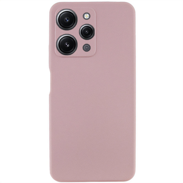 Чохол Silicone Cover Lakshmi Full Camera (AAA) для Xiaomi Redmi 12 (Рожевий / Pink Sand)