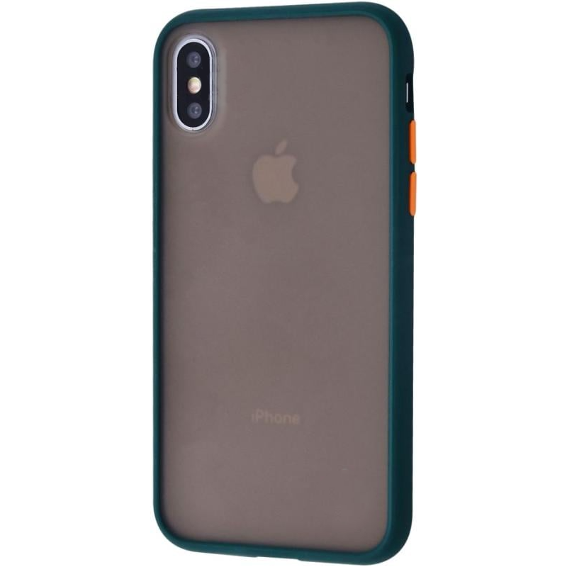 Чохол Shadow Matte Case (PC+TPU) для iPhone X/Xs - Forest Green